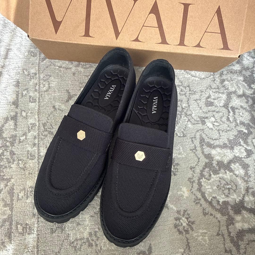 VIVAIA ブラック ローファー39.5