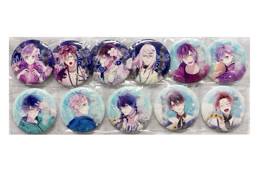 ディアラバ 受注限定 メッセージ入り缶バッジ99点/クリアカード79点