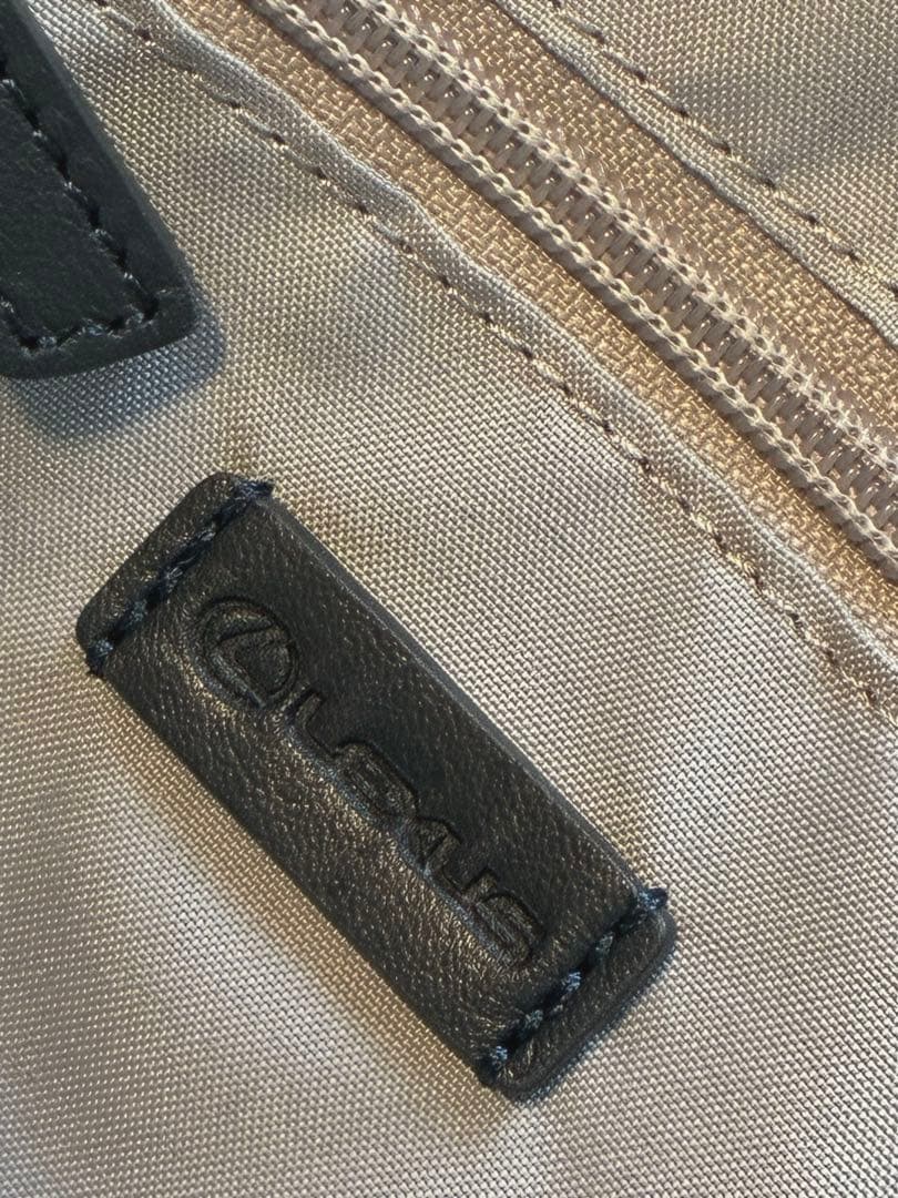 新品☆Lexus トートバッグ デニムブルー&ブラック☆牛革☆レクサスオーナー