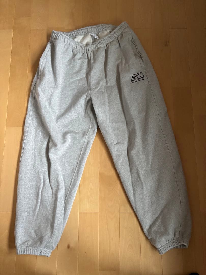 NIKE stussy グレー スウェットパンツ XL