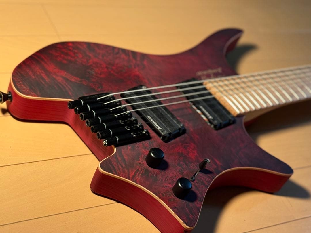 ギター Strandberg J7 Standard Poplar Burl Top