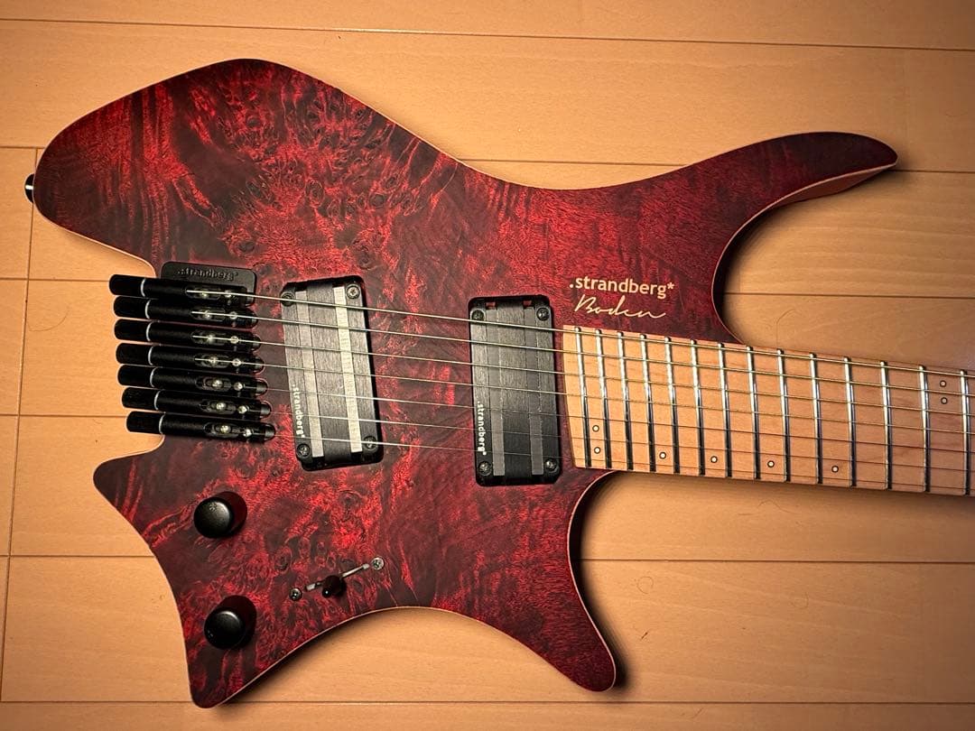 ギター Strandberg J7 Standard Poplar Burl Top
