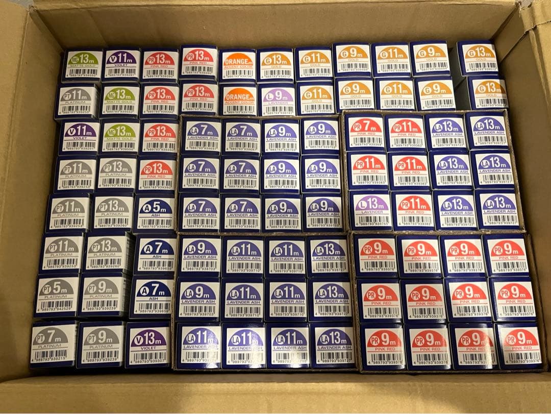 キャラデコカラー　88本　ミュゼリア 美容室　カラー剤