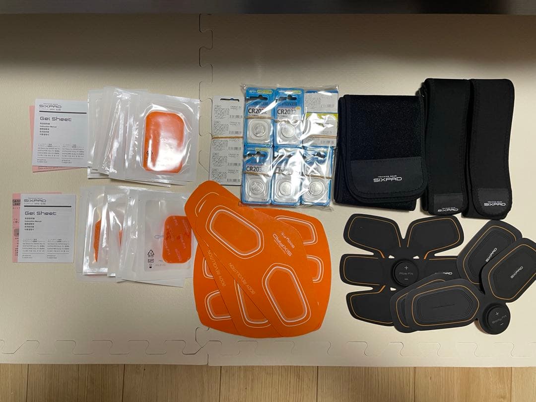 SIXPAD正規品エクササイズパッド　ジェルシートセット