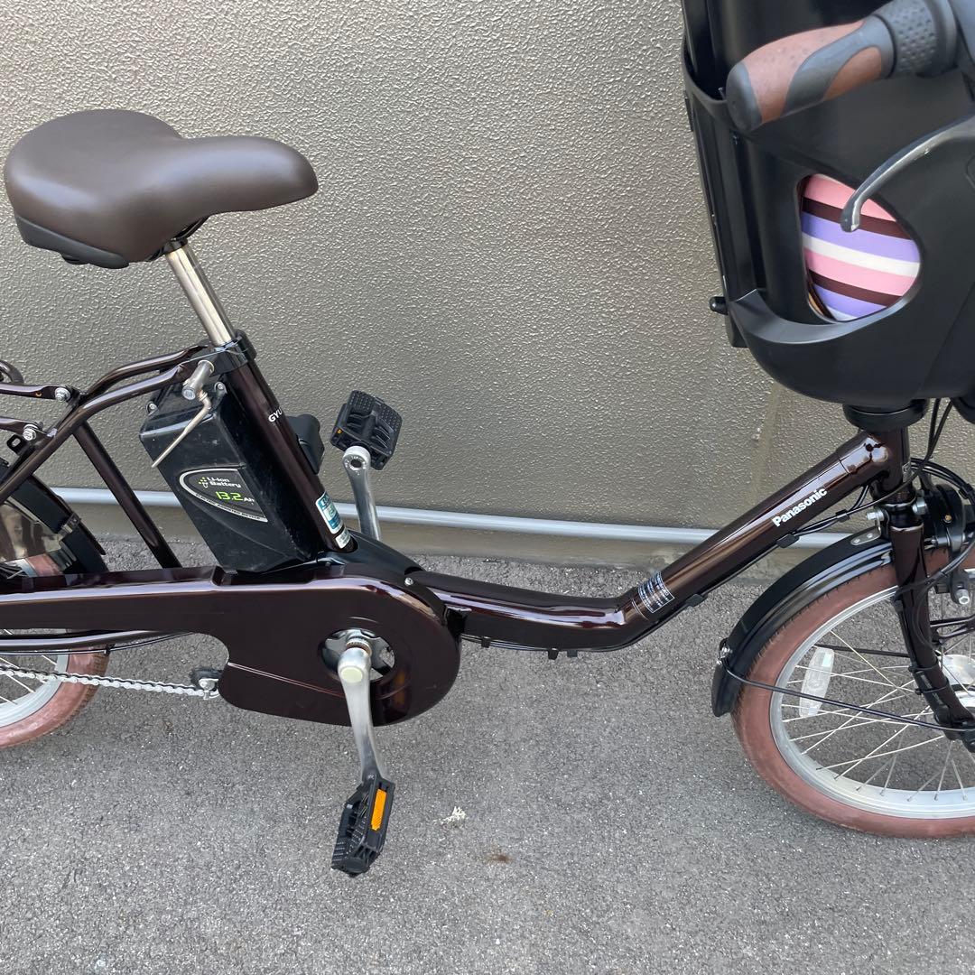 【引き取り限定】パナソニック電動アシスト自転車20インチ ブラウン