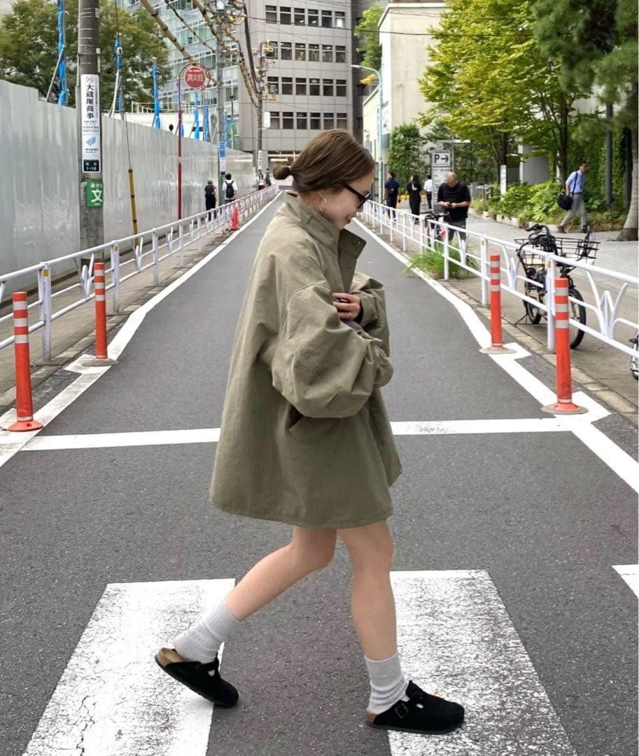 マルチウェイM-65スタンドネックビッグシルエットショートモッズコート