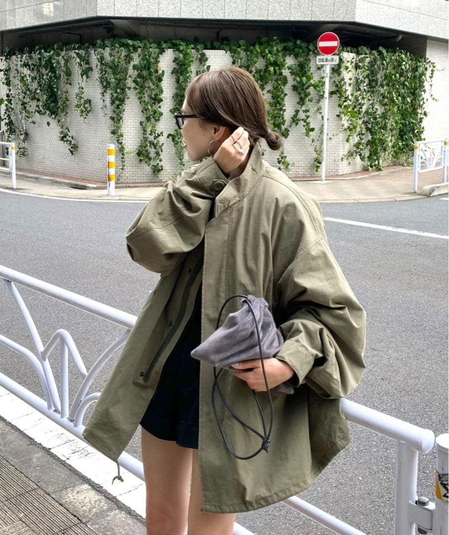 マルチウェイM-65スタンドネックビッグシルエットショートモッズコート