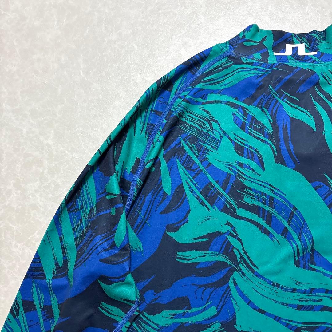 J.リンドバーグ★吸水速乾★軽量★UVプロテクトモックネック【メンズ サイズL】