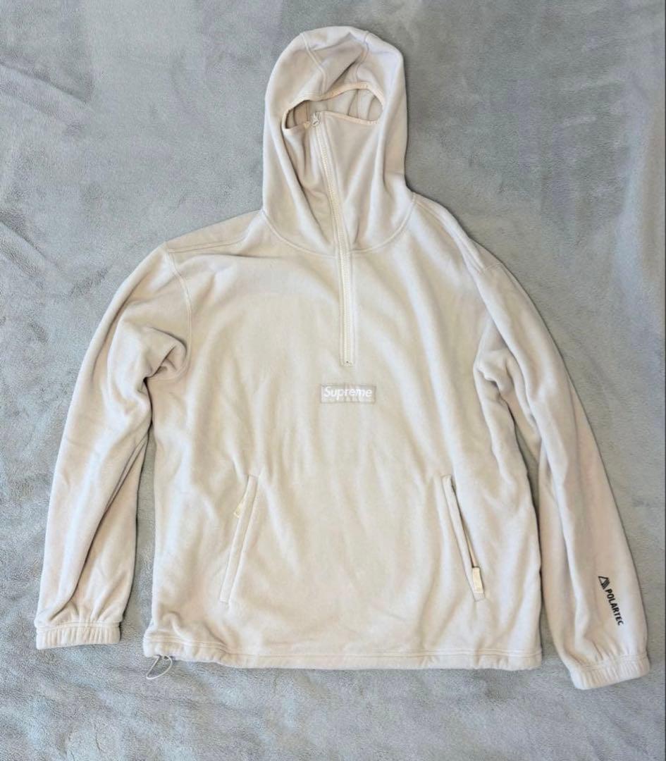 J*!様 Polartec®FacemaskHalfZipHoodedSweat