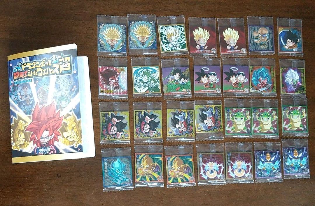 ドラゴンボール超戦士シールウエハース超 28枚&非売品ファイル
