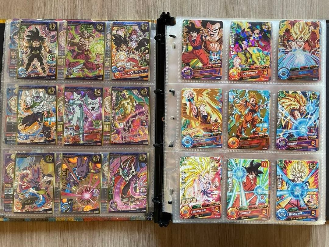 ドラゴンボールヒーローズカード312枚まとめ売り バインダーファイルおまけ付