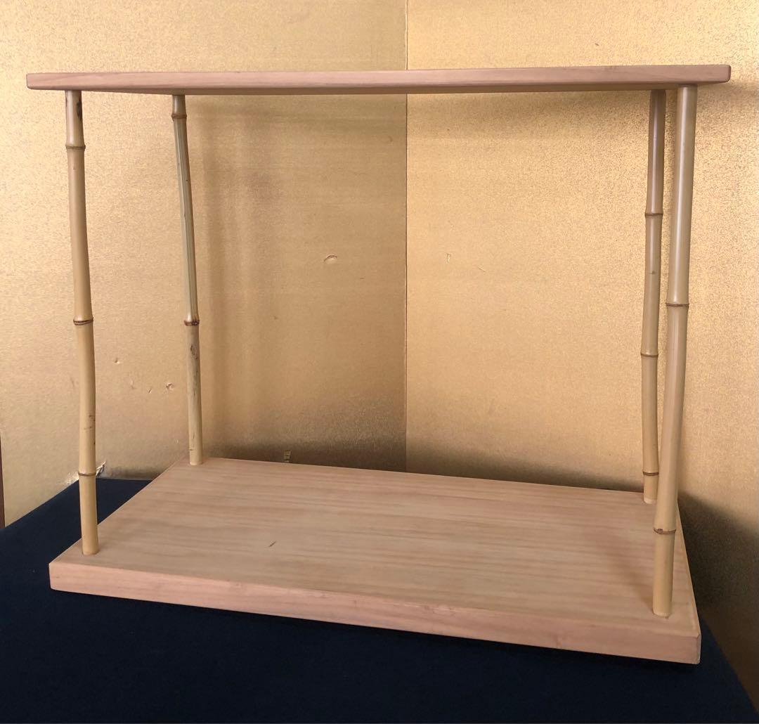 《R》茶道具 桐木地 竹台子 組立式 元箱　260116き4