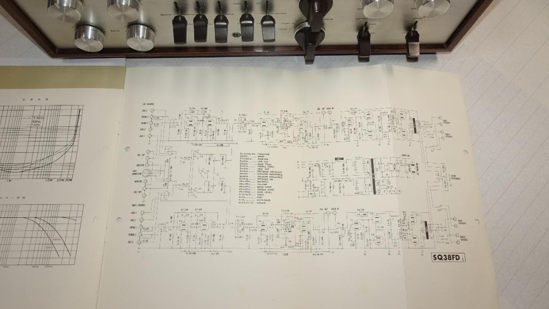LUX-SQ38FD mk２　真空管アンプ