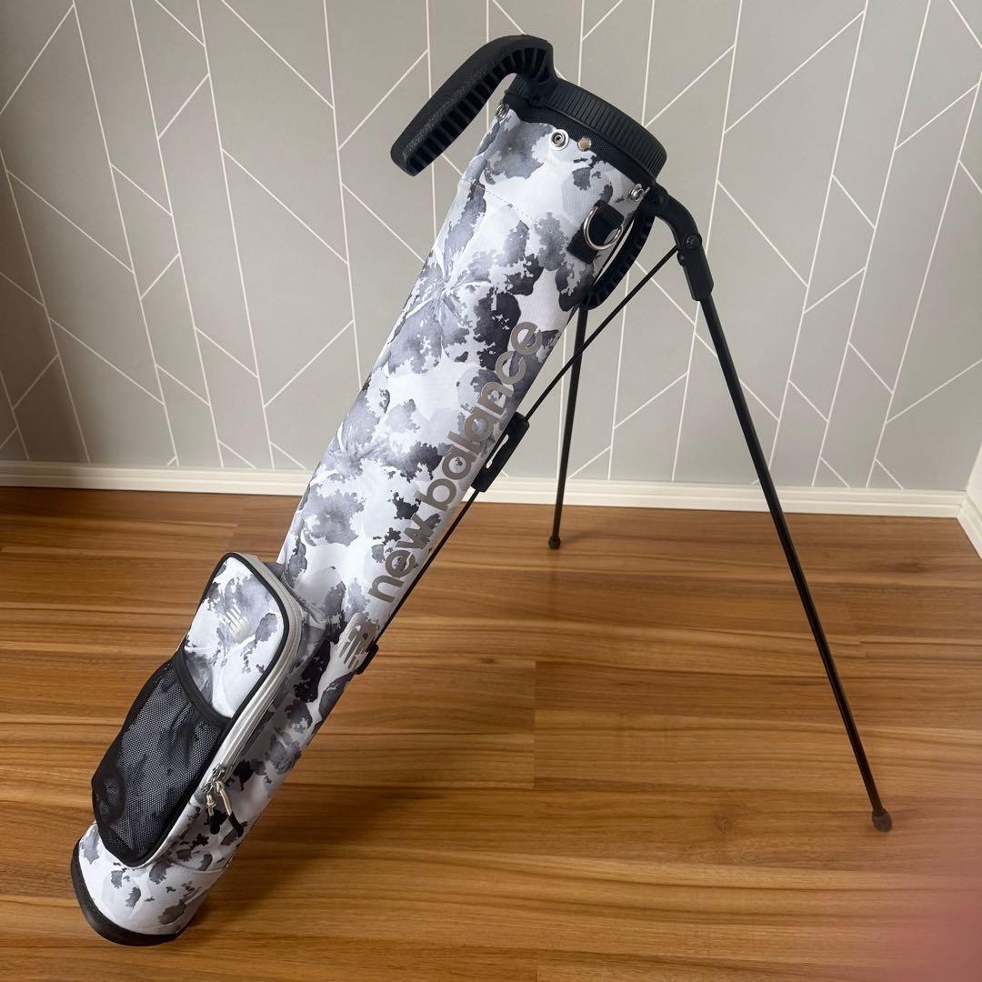 【中古】ニューバランス ゴルフ 花柄 セルフスタンドバッグ