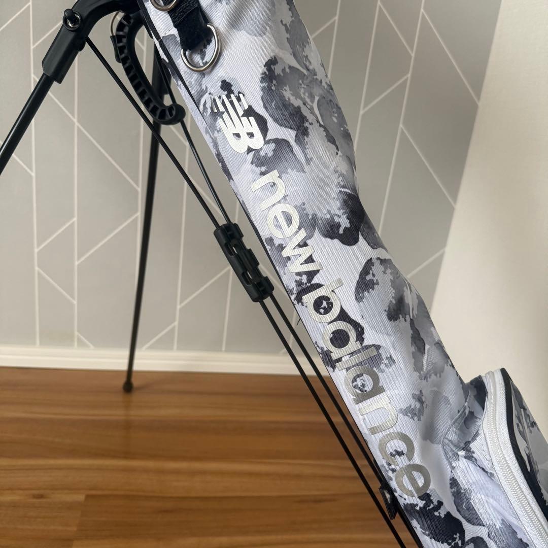 【中古】ニューバランス ゴルフ 花柄 セルフスタンドバッグ