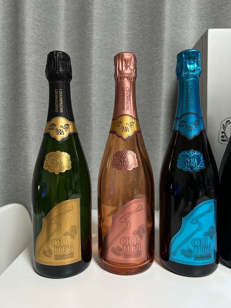 Soumei ソウメイ　ダミーボトル　空瓶　ケース付　箱付き　6本セット