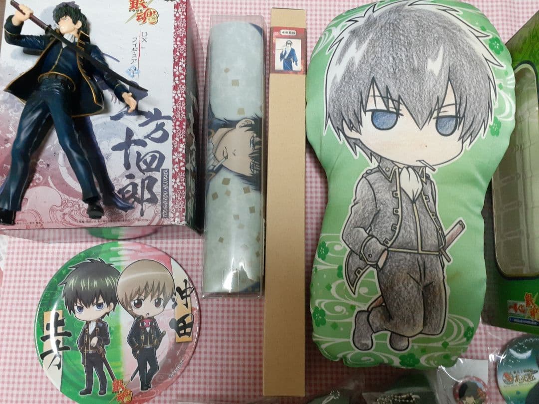 銀魂 土方十四郎 フィギュア ポスター 掛け軸 缶バッジ 他 まとめ売り