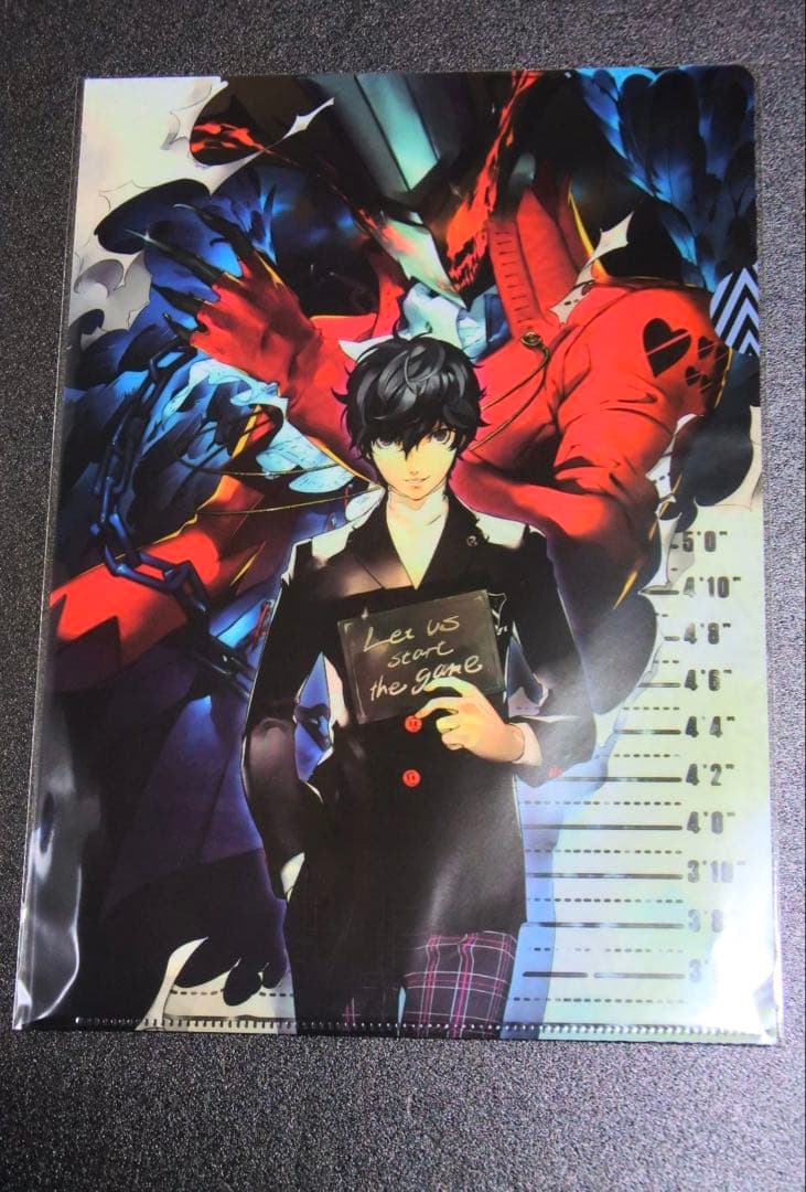 ペルソナ5 セガ ラッキーくじ Light クリアファイル アルセーヌ 雨宮蓮