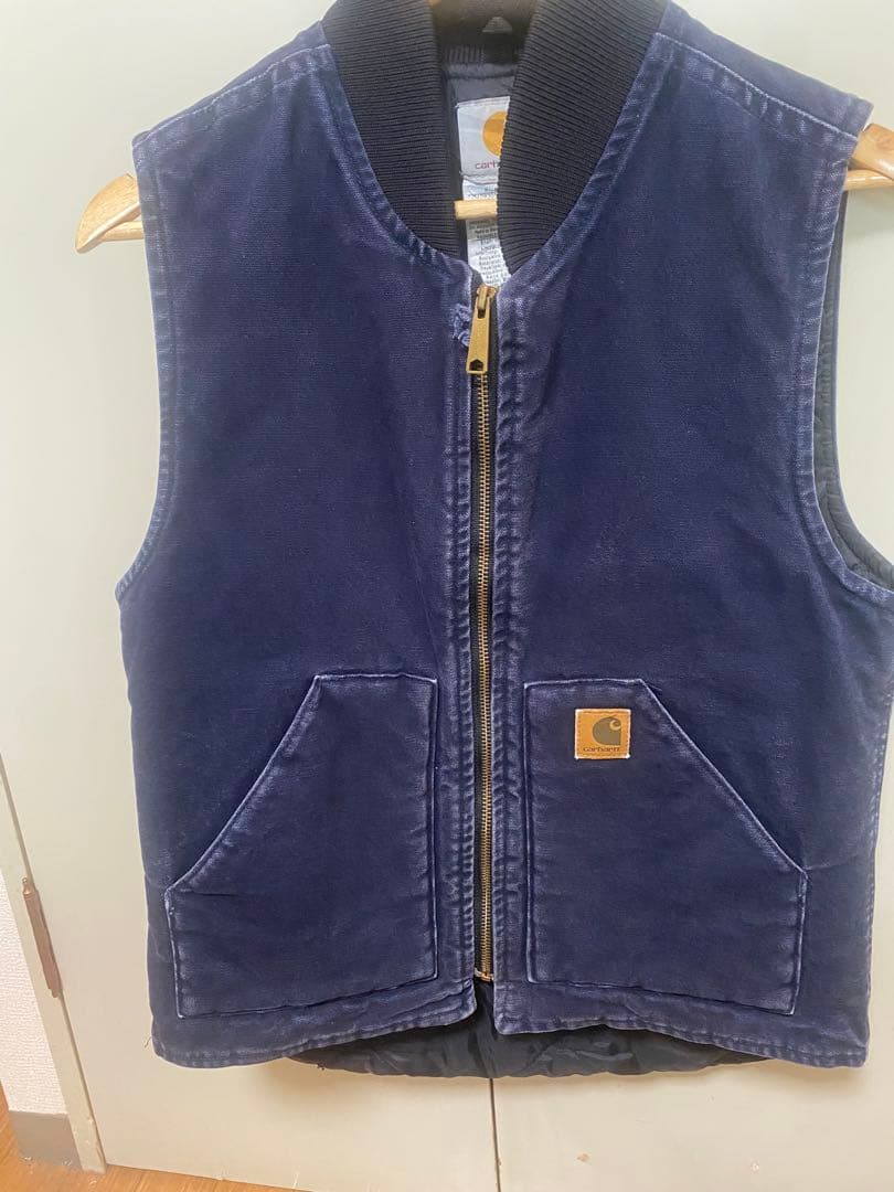 carhartt ネイビー ダッグベスト