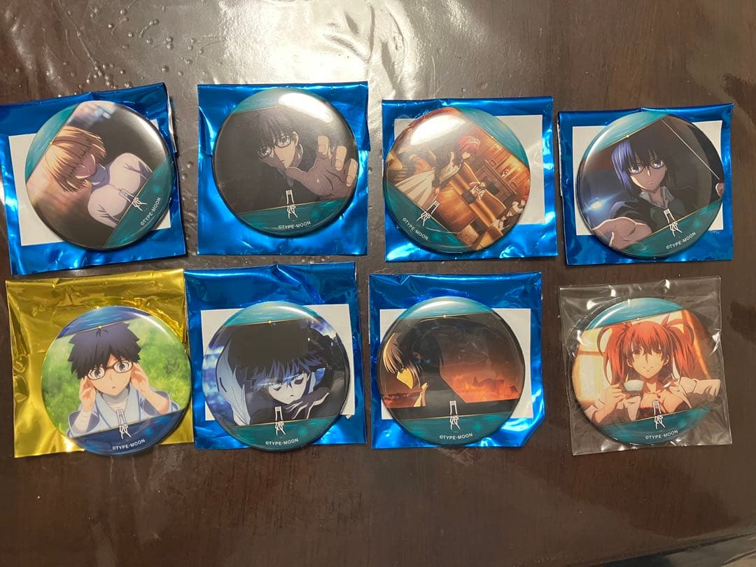 月姫キャラクター缶バッジ 8個セット　レア物