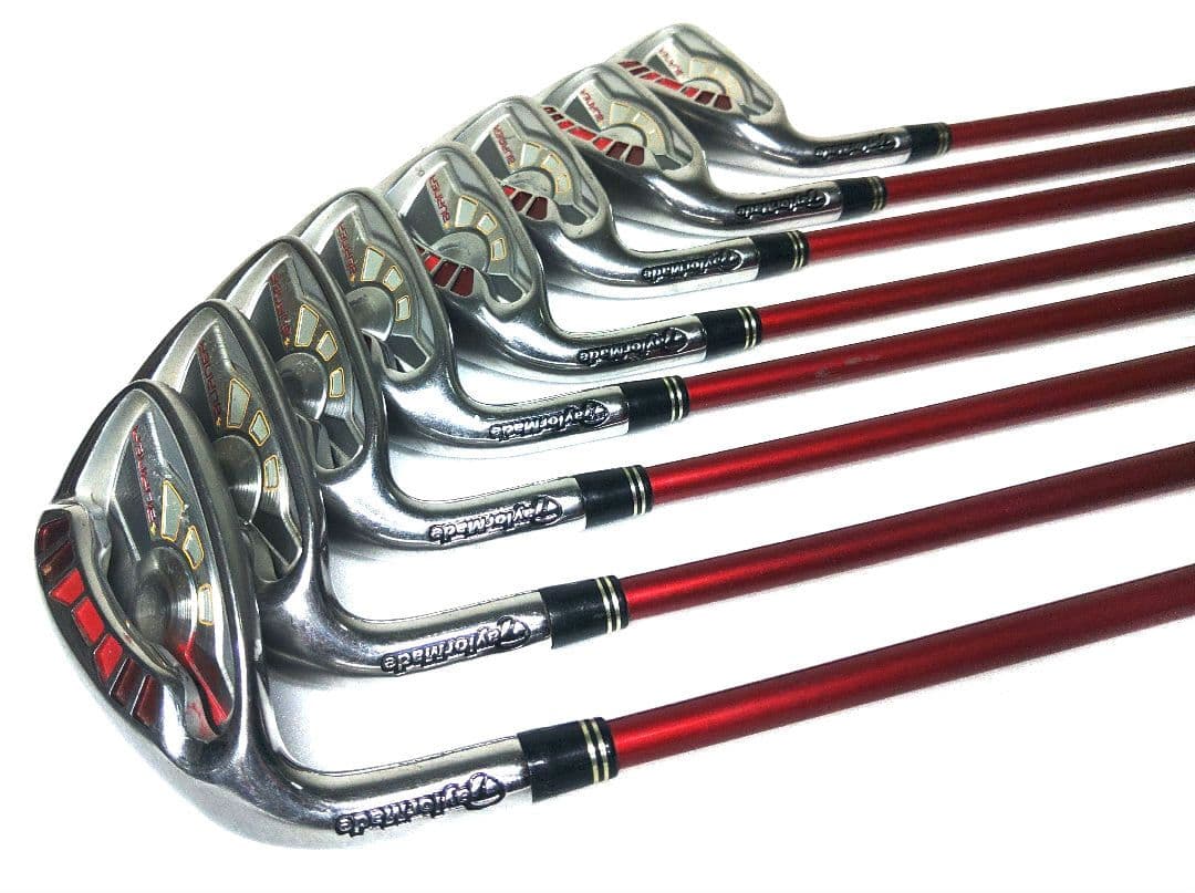 レフティ　テーラーメイド　バーナー　メンズ　アイアンセット　純正カーボン（S）