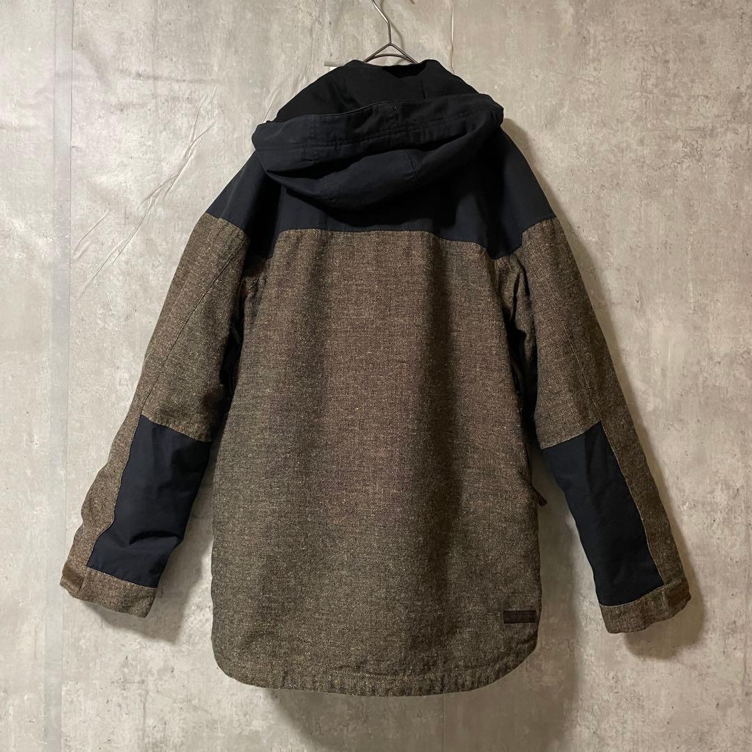 Burtonバートンスキーウェアスノーボードジャケットパーカー茶色ブラウン黒希少