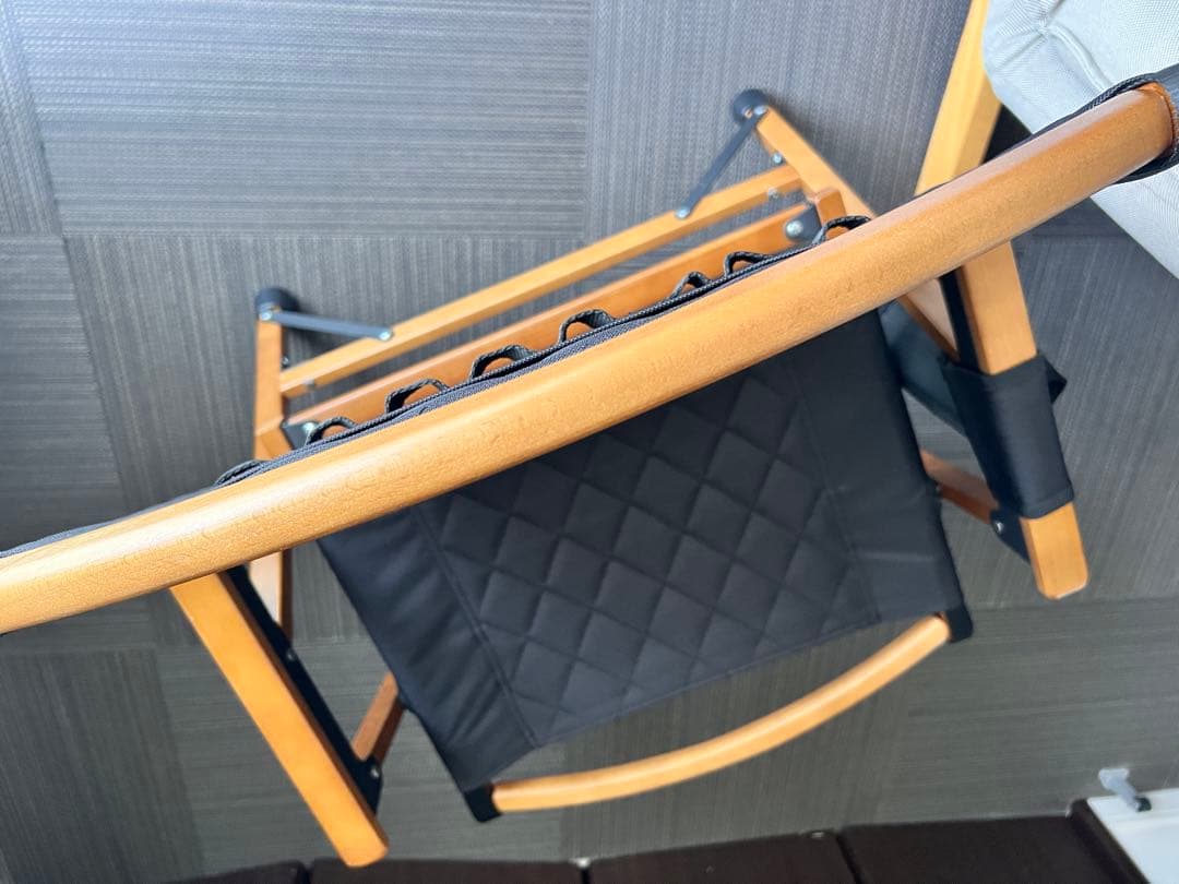 WAQ Folding Wood Chair ブラック