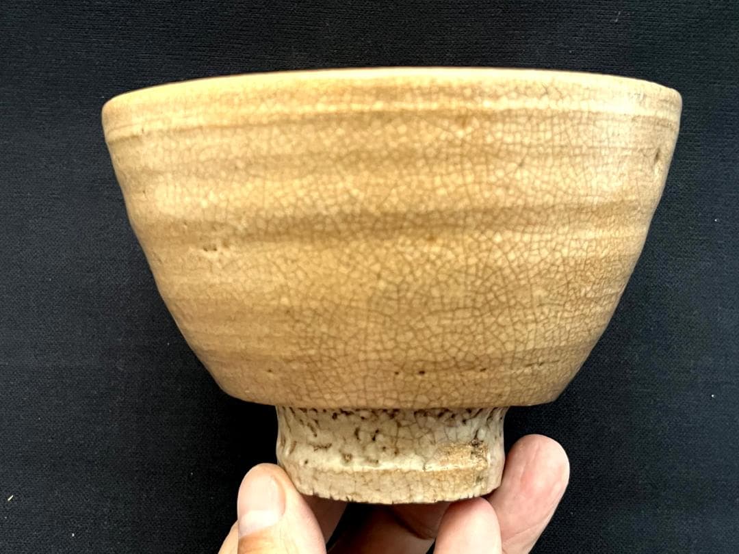 茶碗■古大井戸抹茶碗 赤色 高麗焼 大井戸窯 二百五十年前江戸時代 時代物■