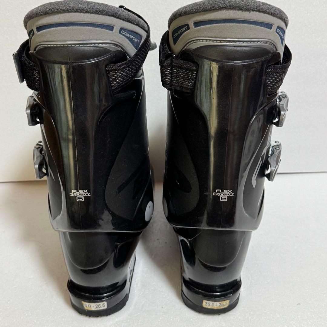 スキーブーツ26-26.5CMPLUSACTION S5.5X黒色ブラック初心者