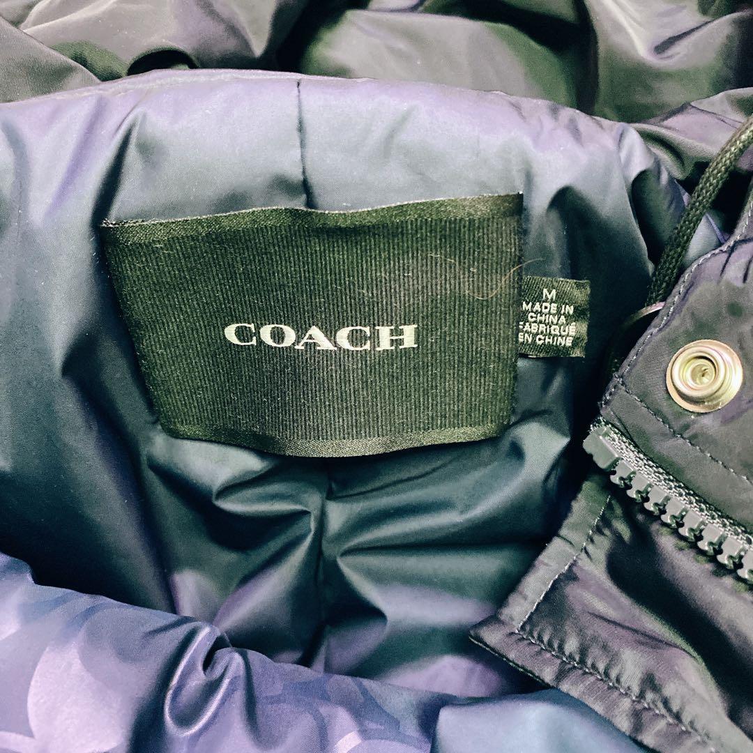 未使用タグ付 coach コーチ 2way モッズコート ダウンライナー 撥水