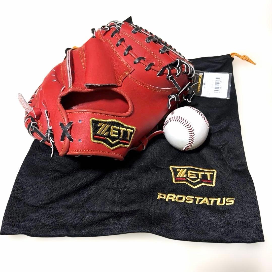 週末限定59400円！ゼットプロステイタス　一般硬式キャッチャーミット新品未使用