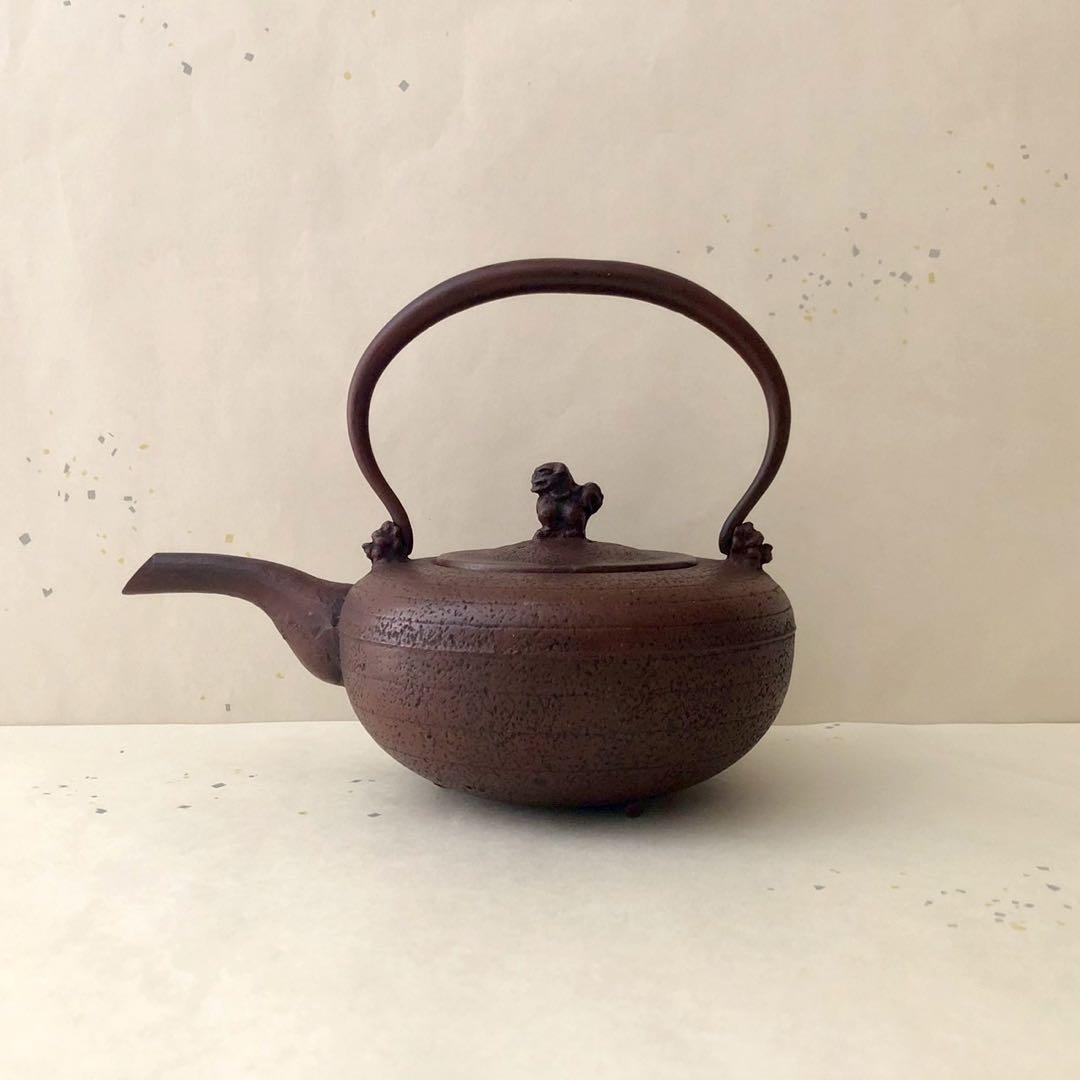 工房和秋/鉄急須 南部鉄器 金野和秋 焼型 伝統工芸品 茶道具 鉄瓶