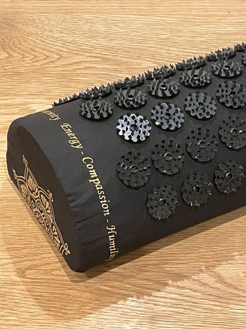 【正規品】シャクティマット&ピロー ブラック　オリジナル