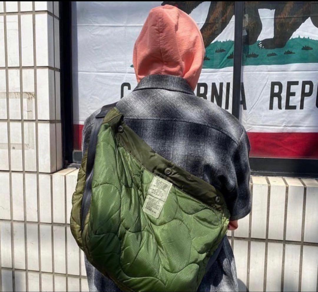 US アス　米軍M-65 ライナー　リメイクバック　キムタク Messenger