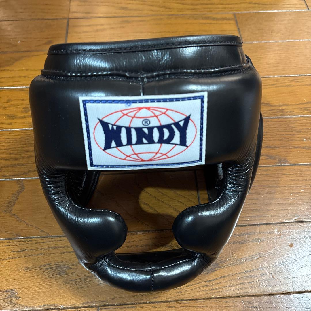WINDY ボクシングヘッドギア HP-3 M 黒