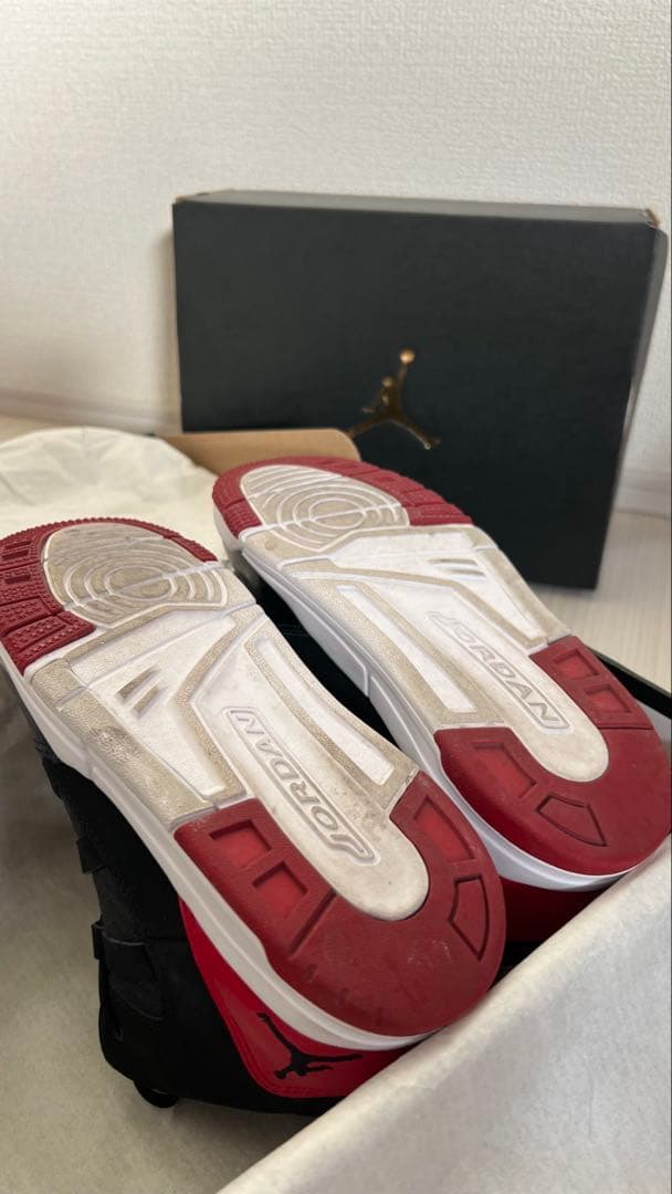 ナイキ　エアジョーダン 21cmAir Jordan ブラック/レッド