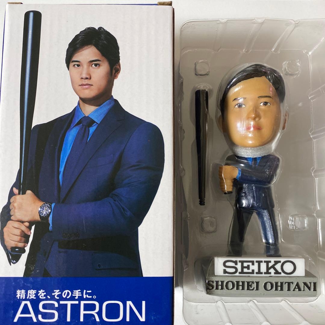 大谷翔平セイコーノベルティ最新 SEIKO ASTRON スーツ姿 ボブルヘッド