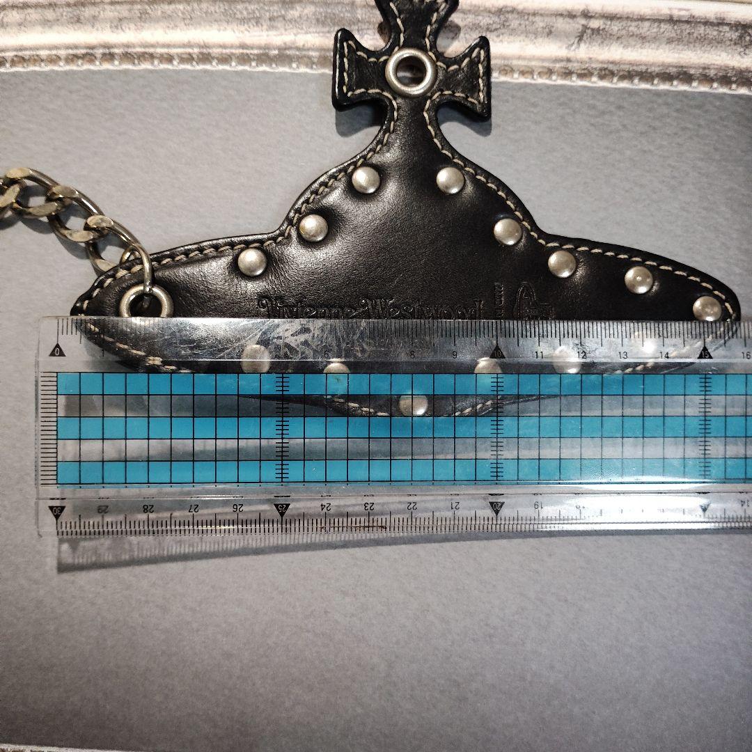 ☆希少☆Vivienne Westwood　スタッズ付き本革超ビッグキーホルダー