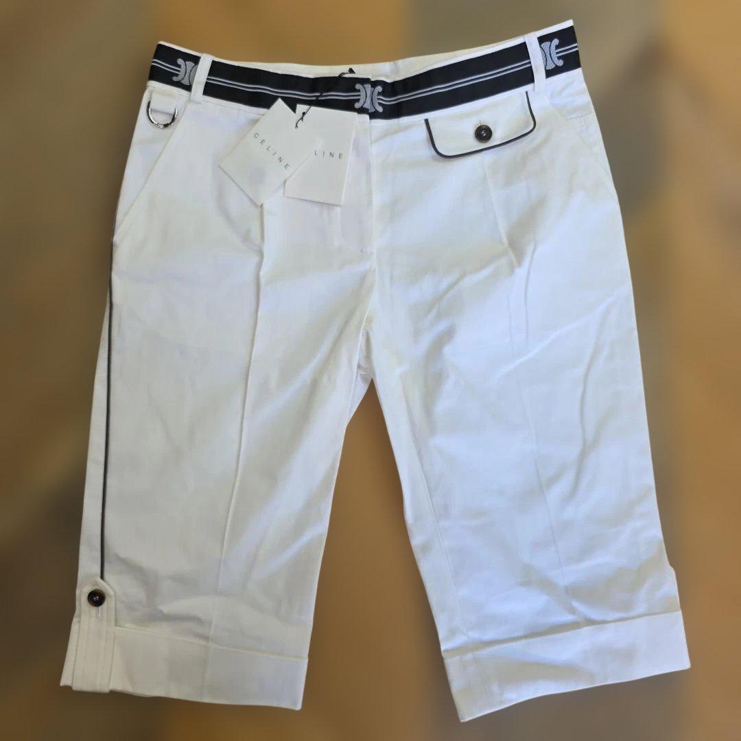 新品　セリーヌ ホワイト ショートパンツ　未使用　y11