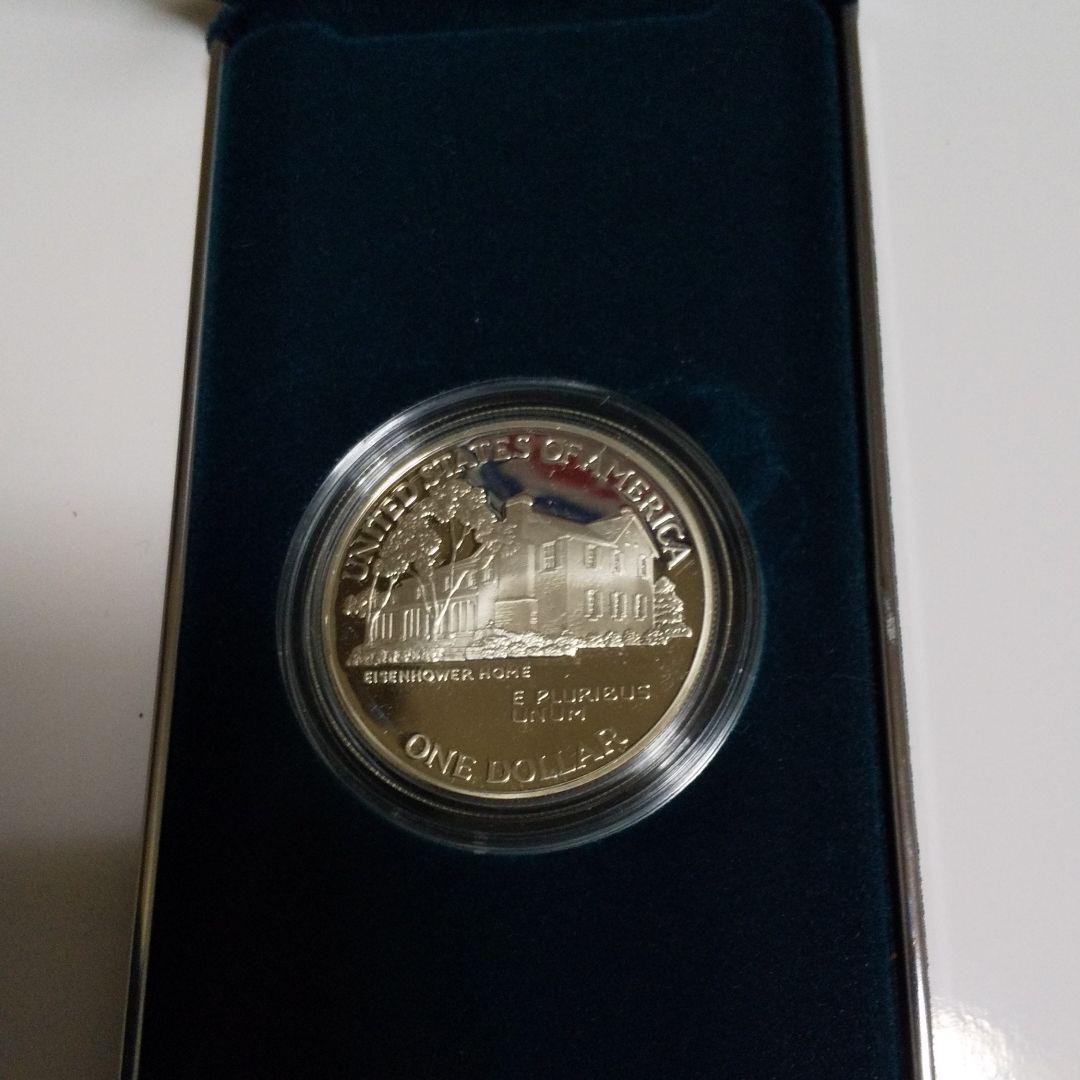 1990 アイゼンハワー   センテニアル 銀貨