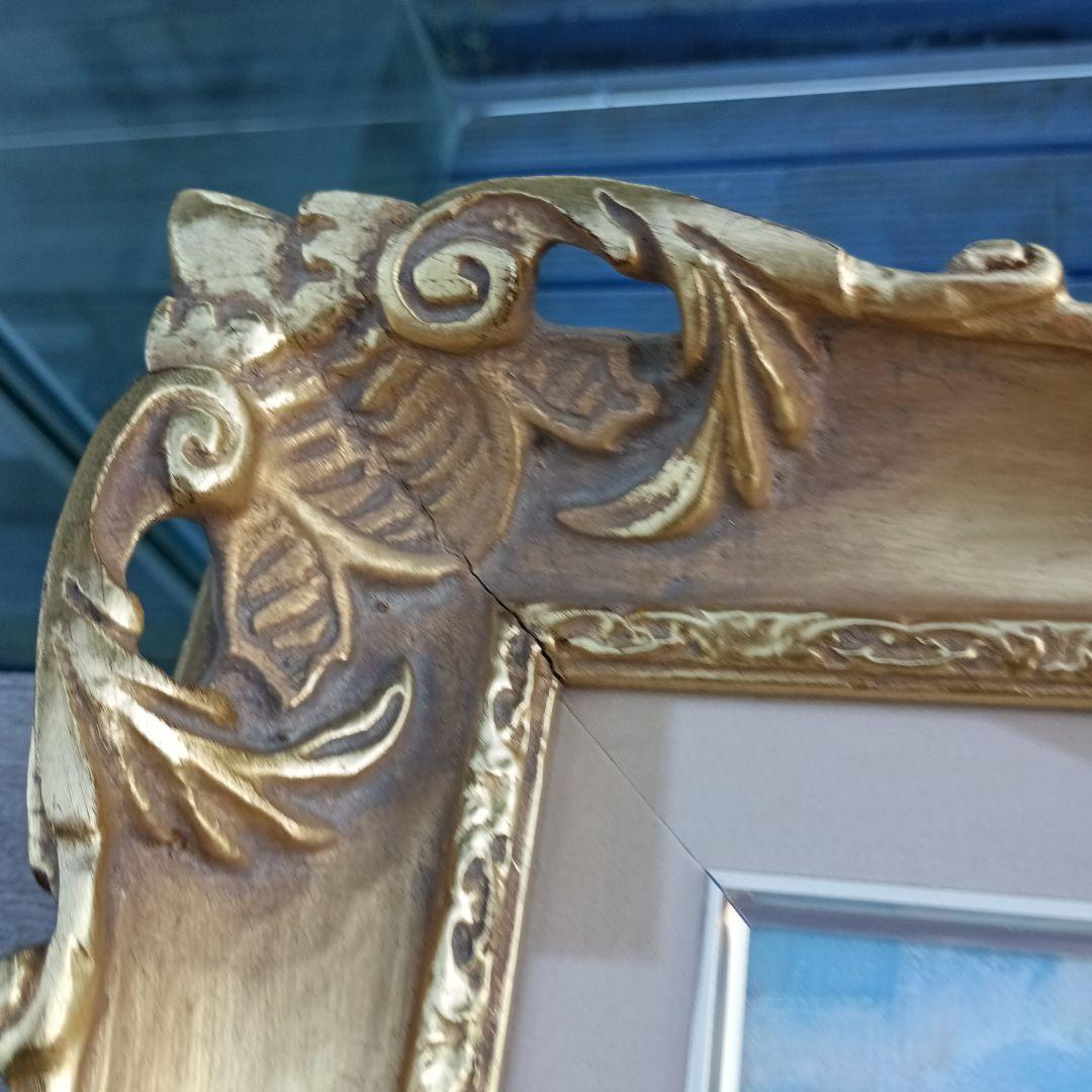 し*お様 3556）藤瀬韶国　油絵　海軍兵学校と古鷹山　キャンバスサイズSM