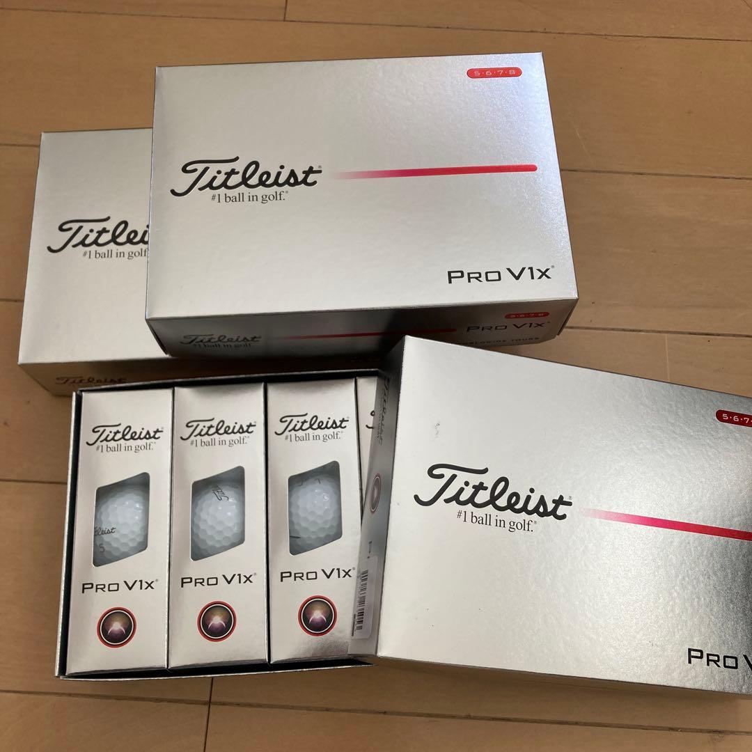 Titleist Pro V1x ゴルフボール 3ダース