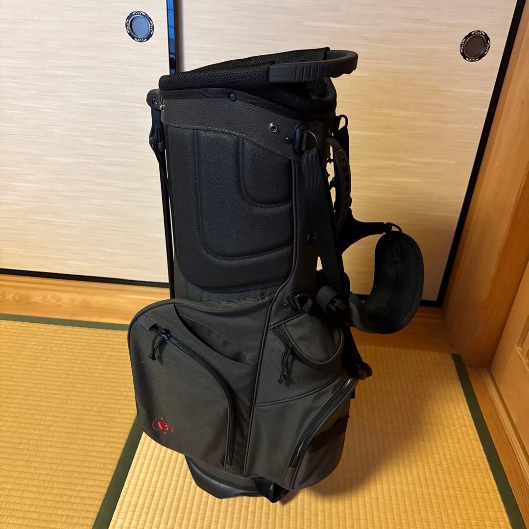 BRIEFING キャディバッグ CR-4 スタンド付き グレー