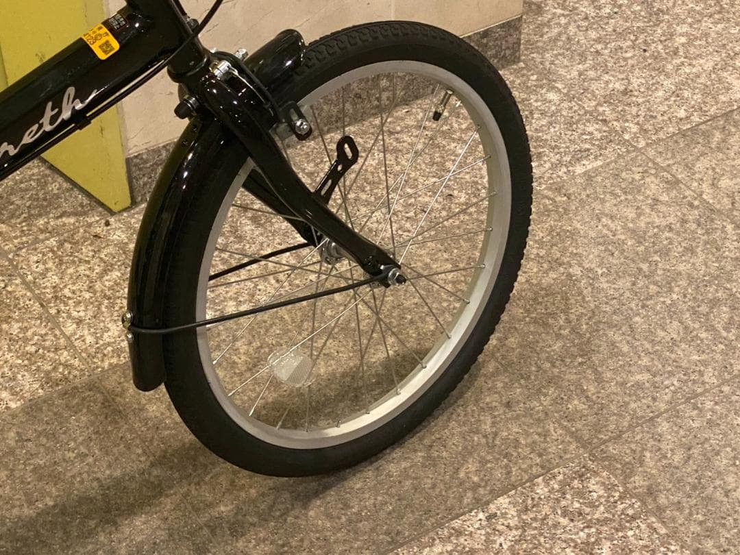 【船橋直接引渡のみ】　折りたたみ自転車 ブラック　20型　軽量　ミニベロ