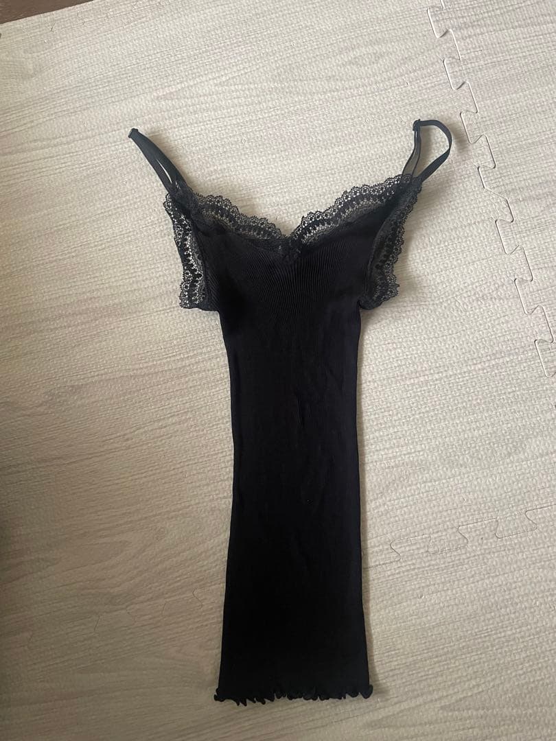 オスカリ－ト シルク　レ－スキャミソール