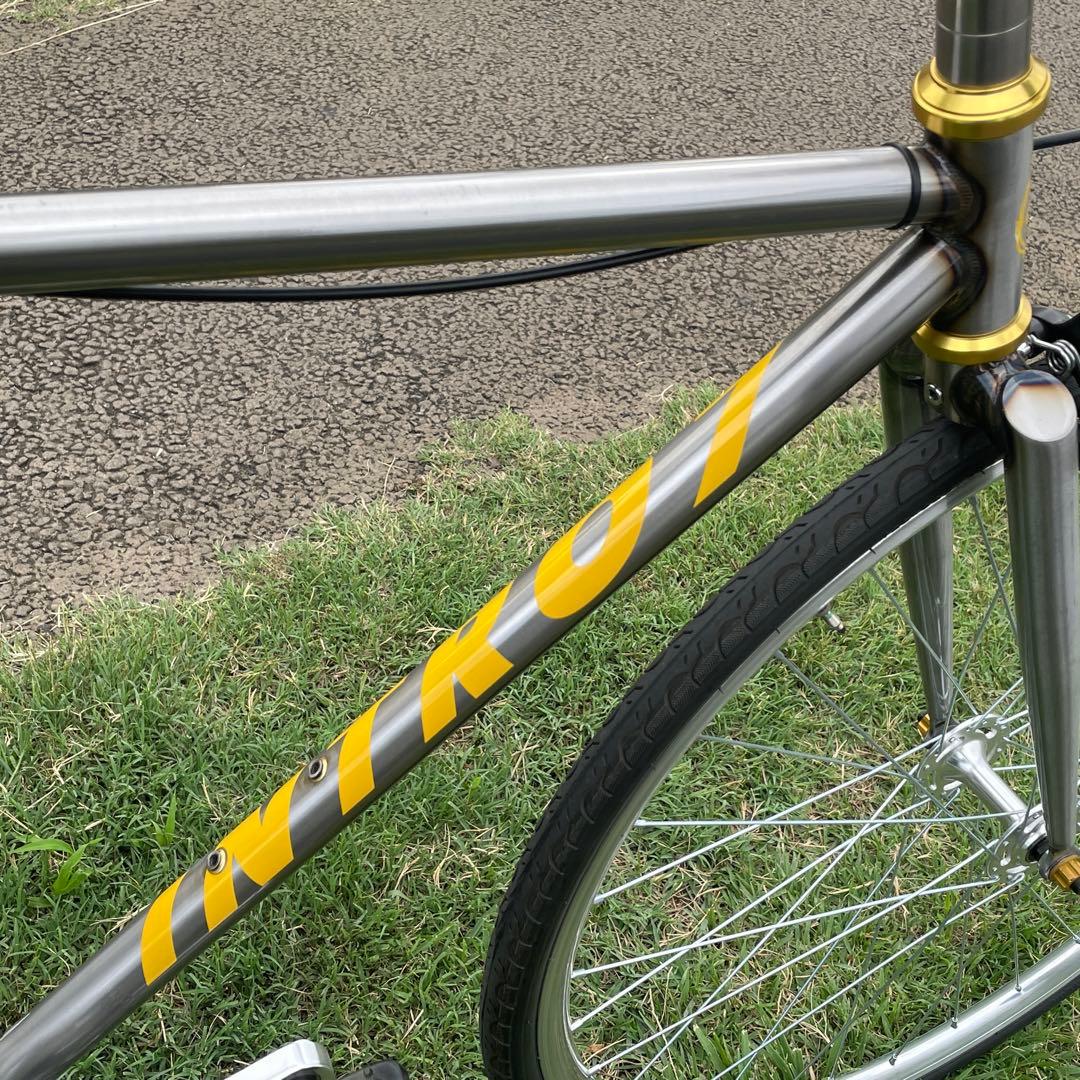 【完成車】INTRO7 クロモリフレーム ローカラー シングルギア ピスト