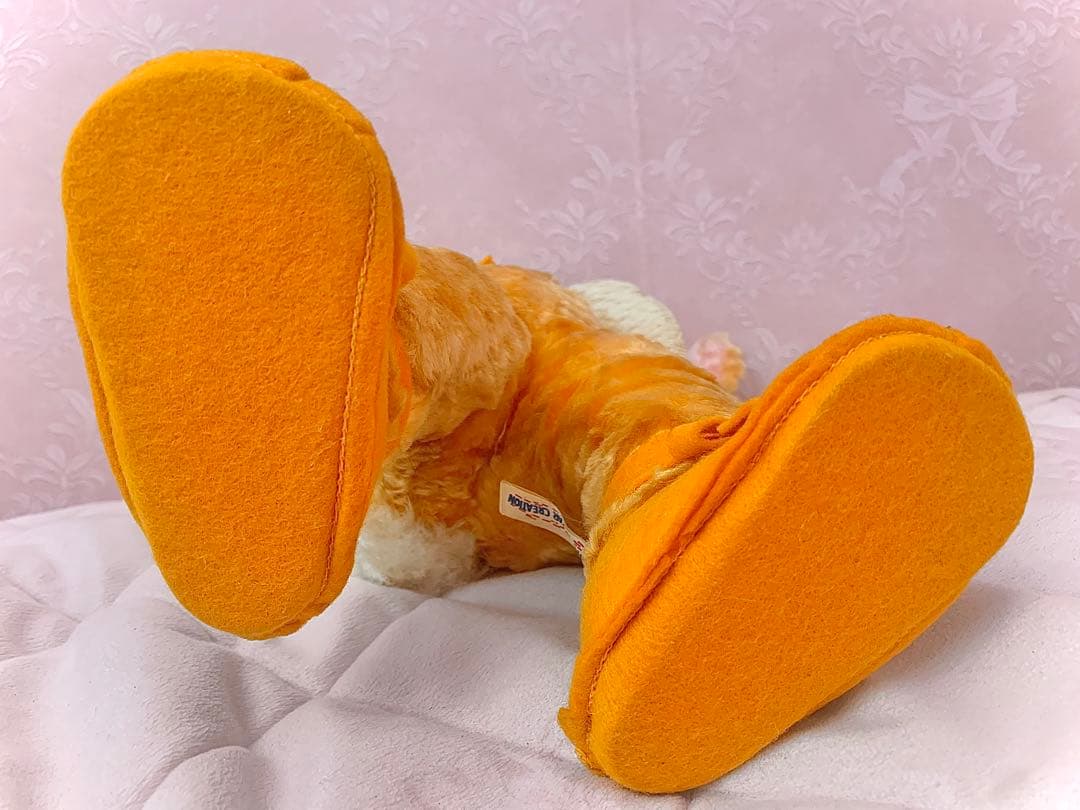 ラシュトン　Rushton ビンテージ　バニー　ぬいぐるみ　うさぎ　黄色