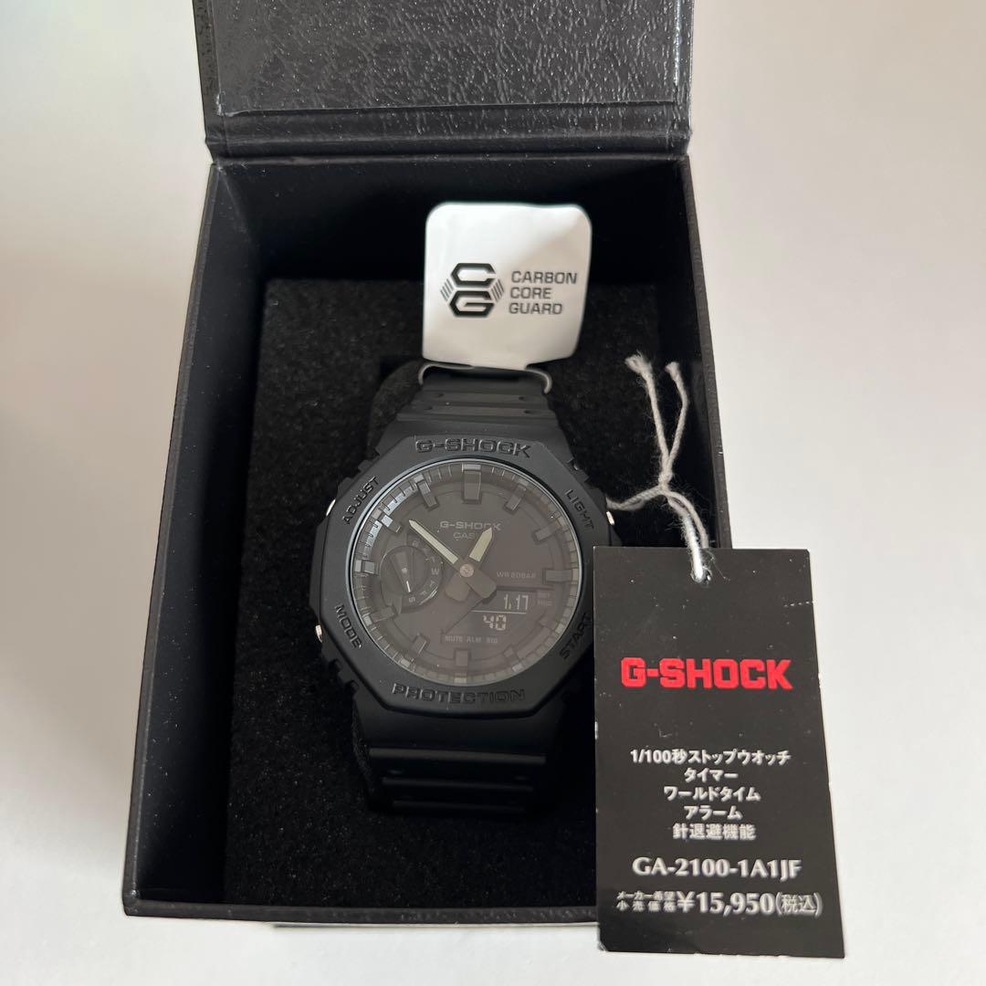 最安値　G-SHOCK GA-2100-1A1JF ブラック