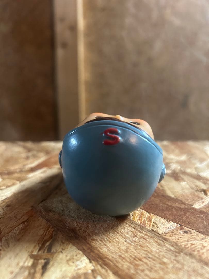 W/激レア　昭和レトロ　滋賀銀行　当時物　ソフビ　しがちゃん　貯金箱　宇宙服 ⑤