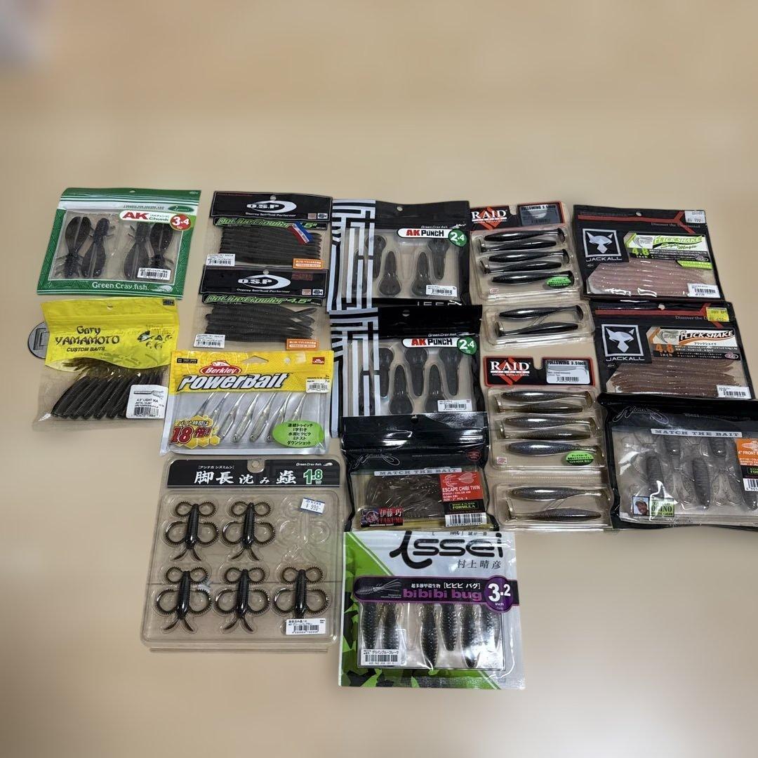 ブラックバス　ソフトルアーセット バラ売り不可